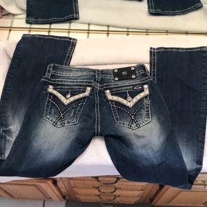 Miss Me signature Boot cut detailed jeans